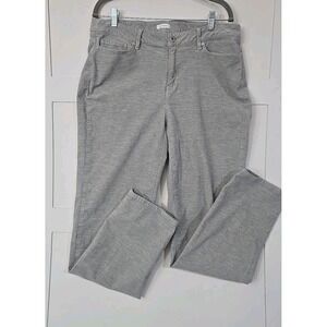 J.Jill Corduroy Pants Womens Large‎ Gray Capsule Basic